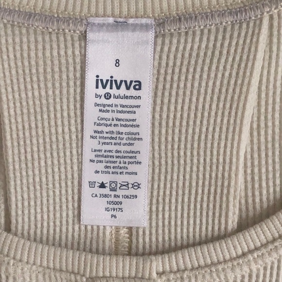 •NWT• Lululemon Ivivva Calmness Tank - Picture 2 of 5